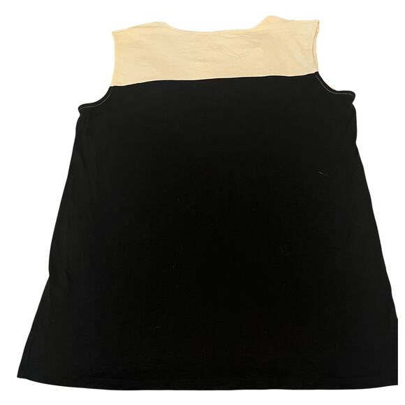 AMBEE 2-PC. SLEEVELESS MIDI DRESS & JACKET, WOMENS, XXL, TAN BLACK-ABSTRACT - Picture 6 of 12